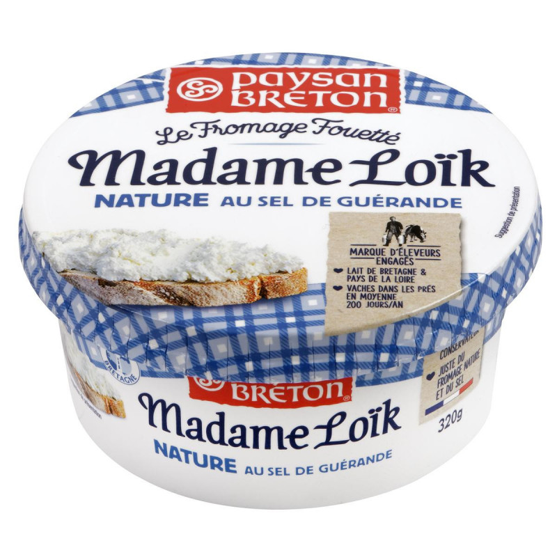 Fromage fouetté Madame Loïk nature